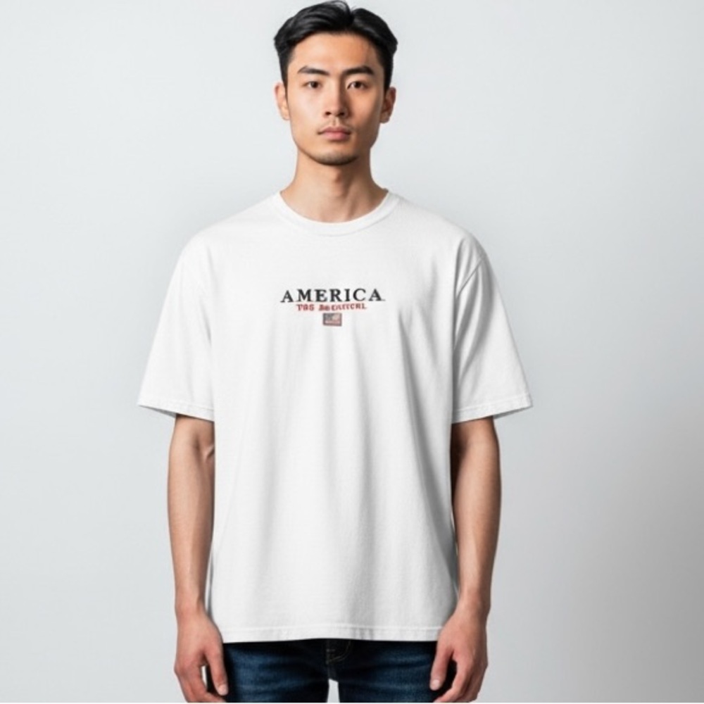 Vintage Distressed America The Beautiful Tee - Short Sleeve